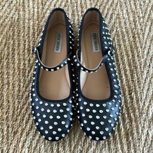 Steve Madden Vinetta Rhinestones flats size 10